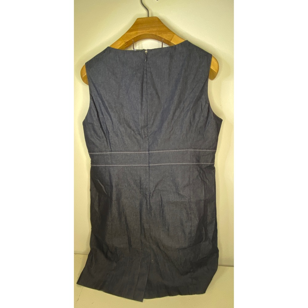 Jones Studio Separates Womens 20W Dark‎ Wash Sleeveless Sheath Dress Sheath